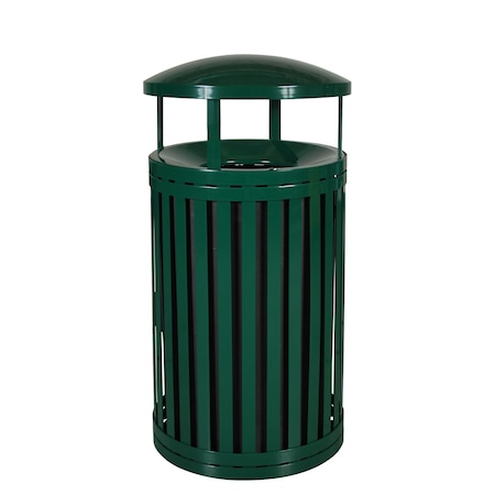 Ex-Cell Kaiser 45-Gal. Receptacle W/ Canopy - Hunter Green Gloss SCTP-40 D ND HGR